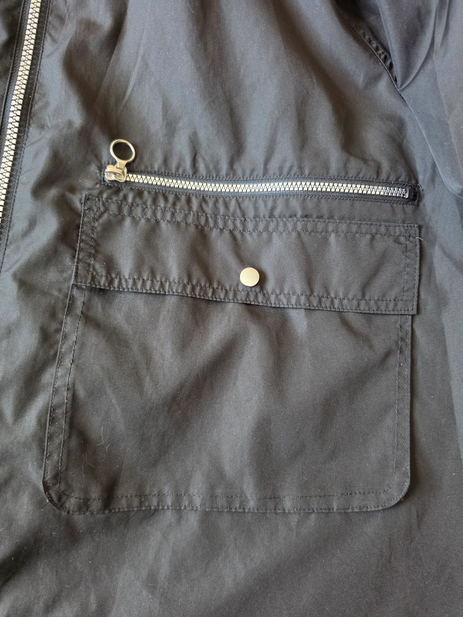 Veste / Coupe-vent à capuche Zara - Noir - Taille S (36) – photo 3